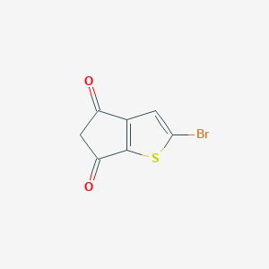 2-Bromo-4H-cyclopenta[b]thiophene-4,6(5H)-dione