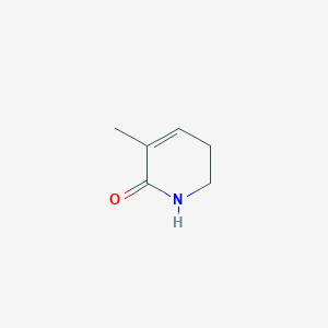 molecular formula C6H9NO B12826362 2(1H)-Pyridinone, 5,6-dihydro-3-methyl- CAS No. 356796-62-8