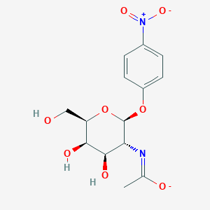 molecular formula C14H17N2O8- B12826370 4-Nitrophenyl N-acetyl-I(2)-D-galactosaminide 