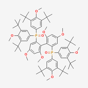 1,1'-[4,4',6,6'-Tetramethoxy[1,1'-biphenyl]-2,2'-diyl]bis[1,1-bis[3,5-bis(1,1-dimethylethyl)-4-methoxyphenyl]phosphine oxide]