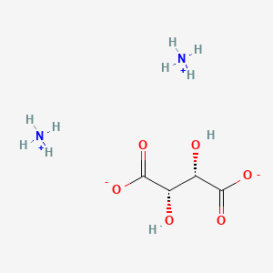 molecular formula C4H12N2O6 B12826407 Ammonium (2S,3S)-2,3-dihydroxysuccinate 