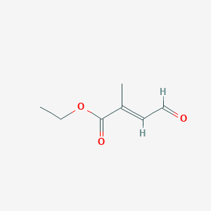 (E)-Ethyl 2-methyl-4-oxobut-2-enoate