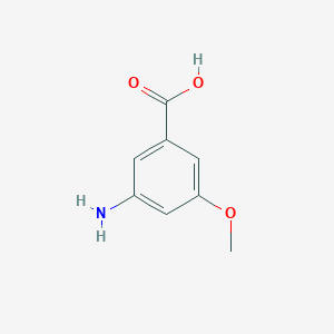 molecular formula C8H9NO3 B1282642 3-氨基-5-甲氧基苯甲酸 CAS No. 74165-74-5