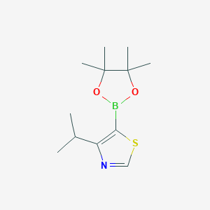 4-Isopropyl-5-(4,4,5,5-tetramethyl-1,3,2-dioxaborolan-2-yl)thiazole