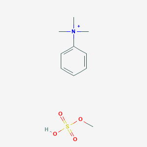 molecular formula C10H18NO4S+ B12826428 Methyl hydrogen sulfate;trimethyl(phenyl)azanium 