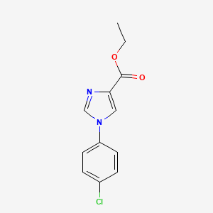 Ethyl 1-(4-chlorophenyl)-1H-imidazole-4-carboxylate