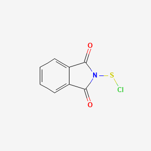 molecular formula C8H4ClNO2S B12826467 2H-Isoindole-2-sulfenyl chloride, 1,3-dihydro-1,3-dioxo- CAS No. 54974-07-1