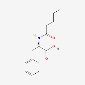 B1282649 N-pentanoyl-L-phenylalanine CAS No. 16859-51-1