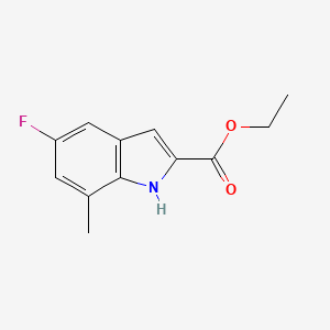 Ethyl 5-fluoro-7-methyl-1H-indole-2-carboxylate