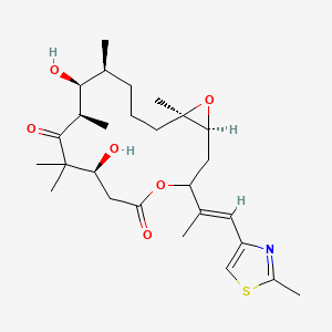 molecular formula C27H41NO6S B12826503 Epothilone B (synthetic) 