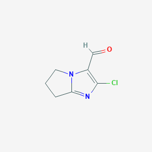 2-Chloro-6,7-dihydro-5H-pyrrolo[1,2-a]imidazole-3-carbaldehyde