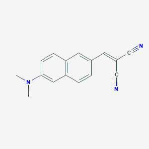 2-((6-(Dimethylamino)naphthalen-2-yl)methylene)malononitrile