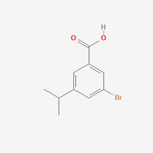 molecular formula C10H11BrO2 B1282658 3-溴-5-异丙基苯甲酸 CAS No. 112930-39-9