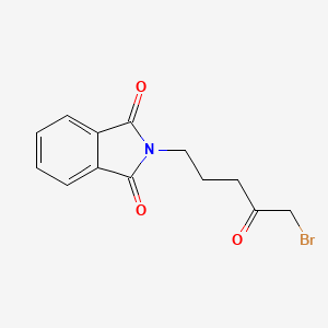 B1282660 2-(5-bromo-4-oxopentyl)-1H-isoindole-1,3(2H)-dione CAS No. 41306-64-3