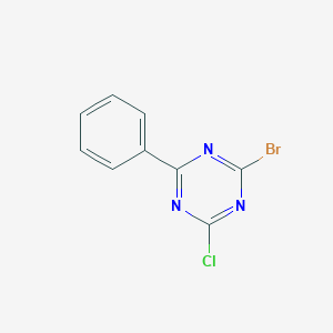 2-Bromo-4-chloro-6-phenyl-1,3,5-triazine