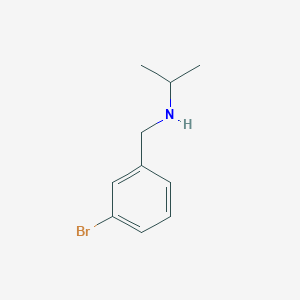 molecular formula C10H14BrN B1282661 [(3-溴苯基)甲基](丙烷-2-基)胺 CAS No. 110079-41-9