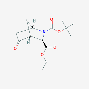 2-tert-butyl 3-ethyl (1R,3R,4R)-5-oxo-2-azabicyclo[2.2.1]heptane-2,3-dicarboxylate