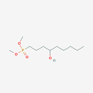 molecular formula C11H25O4P B12826658 1-Dimethoxyphosphorylnonan-4-ol 