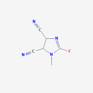 2-Fluoro-1-methyl-4,5-dihydro-1H-imidazole-4,5-dicarbonitrile