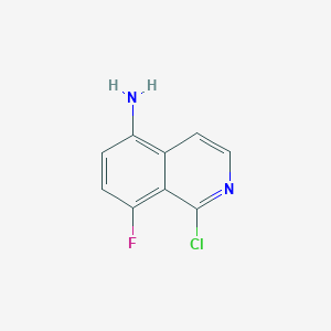 1-Chloro-8-fluoroisoquinolin-5-amine