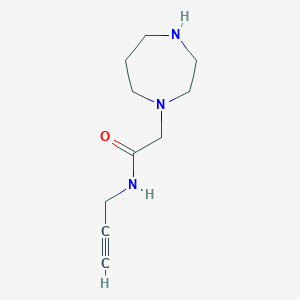 2-(1,4-diazepan-1-yl)-N-prop-2-ynyl-acetamide