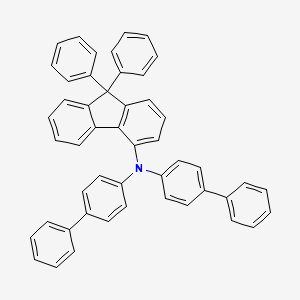 N,N-Di([1,1'-biphenyl]-4-yl)-9,9-diphenyl-9H-fluoren-4-amine