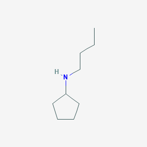 molecular formula C9H19N B1282670 N-丁基环戊胺 CAS No. 40649-24-9