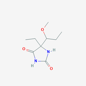 5-Ethyl-5-(1-methoxypropyl)imidazolidine-2,4-dione