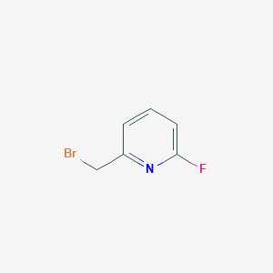 molecular formula C6H5BrFN B1282679 2-(Bromomethyl)-6-fluoropyridine CAS No. 100202-78-6