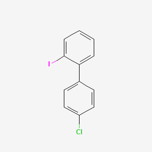 molecular formula C12H8ClI B12826815 4'-Chloro-2-iodo-1,1'-biphenyl 