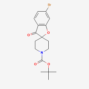 molecular formula C17H20BrNO4 B12826818 tert-Butyl 6-bromo-3-oxo-3H-spiro[benzofuran-2,4'-piperidine]-1'-carboxylate 