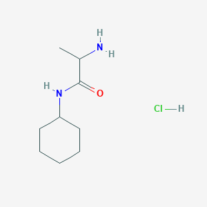 B1282684 2-Amino-N-cyclohexylpropanamide hydrochloride CAS No. 34582-45-1