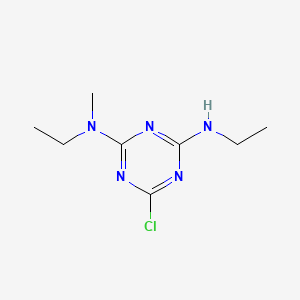 molecular formula C8H14ClN5 B12826868 6-chloro-N2,N4-diethyl-N2-methyl-1,3,5-triazine-2,4-diamine 