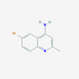 B1282689 4-Amino-6-bromo-2-methylquinoline CAS No. 96938-26-0