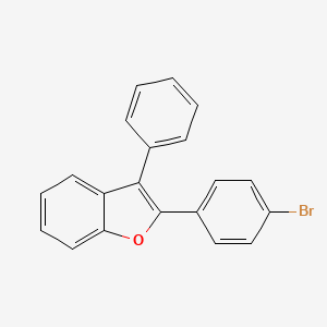 molecular formula C20H13BrO B12826950 2-(4-Bromophenyl)-3-phenyl-benzofuran 