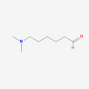 molecular formula C8H17NO B12826955 6-(Dimethylamino)hexanal CAS No. 2554-94-1