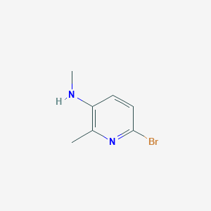 molecular formula C7H9BrN2 B12826988 6-Bromo-N,2-dimethylpyridin-3-amine 