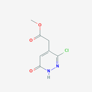 Methyl 2-(3-chloro-6-oxo-1,6-dihydropyridazin-4-yl)acetate