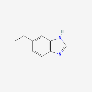 molecular formula C10H12N2 B12827016 6-Ethyl-2-methyl-1H-benzo[d]imidazole 