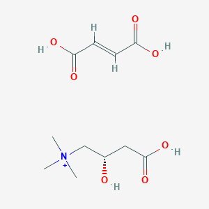 (E)-but-2-enedioic acid;[(2S)-3-carboxy-2-hydroxypropyl]-trimethylazanium