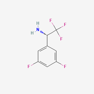 (S)-1-(3,5-Difluorophenyl)-2,2,2-trifluoroethaneamine