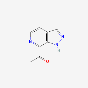 1-(1H-Pyrazolo[3,4-c]pyridin-7-yl)ethan-1-one