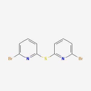 molecular formula C10H6Br2N2S B12827176 2,2'-Sulfanediylbis(6-bromopyridine) CAS No. 142802-48-0