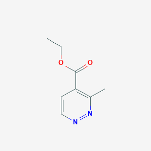 molecular formula C8H10N2O2 B1282719 3-甲基吡哒嗪-4-甲酸乙酯 CAS No. 98832-80-5