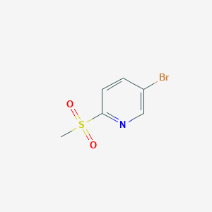 molecular formula C6H6BrNO2S B1282720 5-溴-2-(甲磺基)吡啶 CAS No. 98626-95-0
