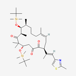 (4S,7R,8S,9S,13Z,16S)-4,8-bis[[tert-butyl(dimethyl)silyl]oxy]-5,5,7,9,13-pentamethyl-16-[(E)-1-(2-methyl-1,3-thiazol-4-yl)prop-1-en-2-yl]cyclohexadec-13-ene-1,2,6-trione