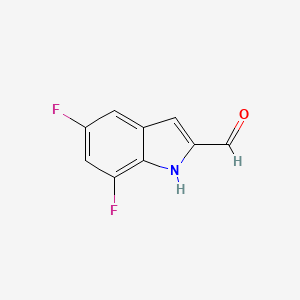 5,7-Difluoro-1h-indole-2-carbaldehyde