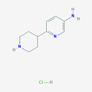 6-(Piperidin-4-yl)pyridin-3-amine hydrochloride