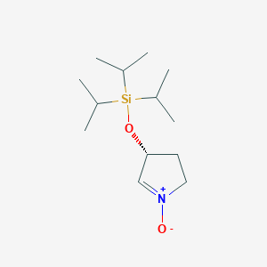 (R)-4-((Triisopropylsilyl)oxy)-3,4-dihydro-2h-pyrrole 1-oxide