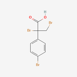 2,3-Dibromo-2-(4-bromophenyl)propanoic acid